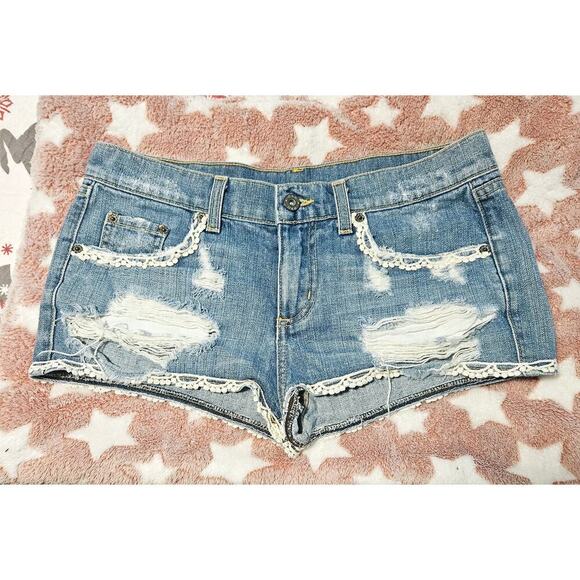 Carmar Pants - Women's/Juniors CarMar Distressed Jean Shorts Size 26